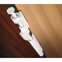 Door Saver 3 Hinge Pin Door Stop in White Finish 730541012377  292040372249